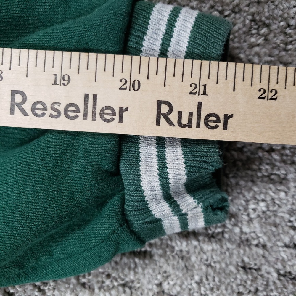 Vintage 90s MICKEY MOUSE Sweatshirt Mens Medium Green Disney Genus Made in USA - Picture 16 of 16